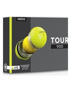 Decathlon | GOLF BALLS x12 - INESIS TOUR 900 YELLOW