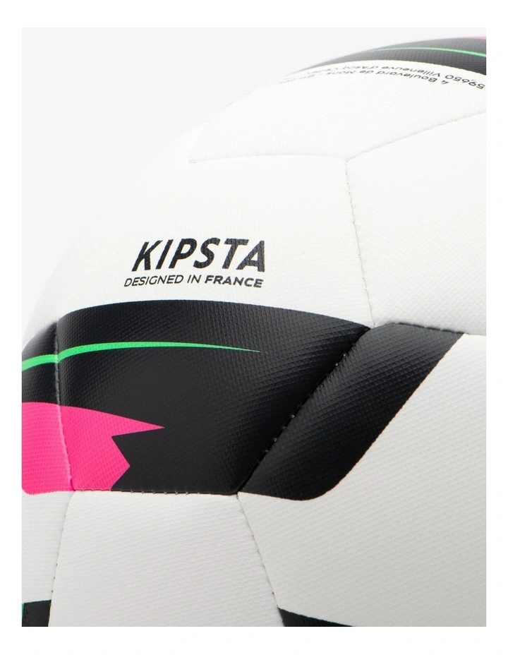 Decathlon | Size 5 Machine-Stitched Football Training Ball - White image 3