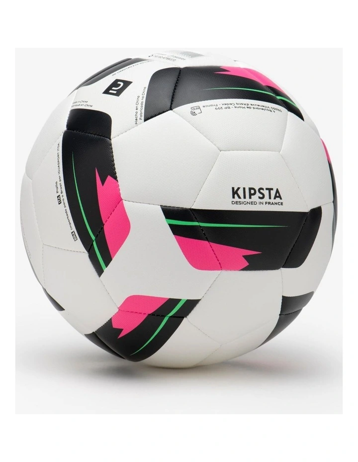 Decathlon | Size 5 Machine-Stitched Football Training Ball - White image 4