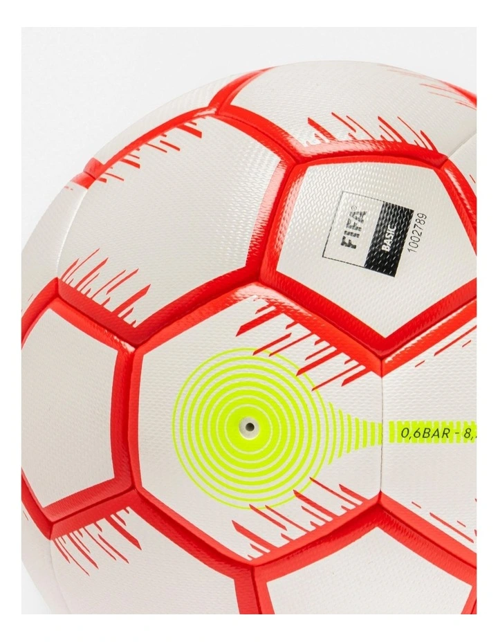 Decathlon | Size 4 Hybrid Futsal Ball - Neon Red/White image 4