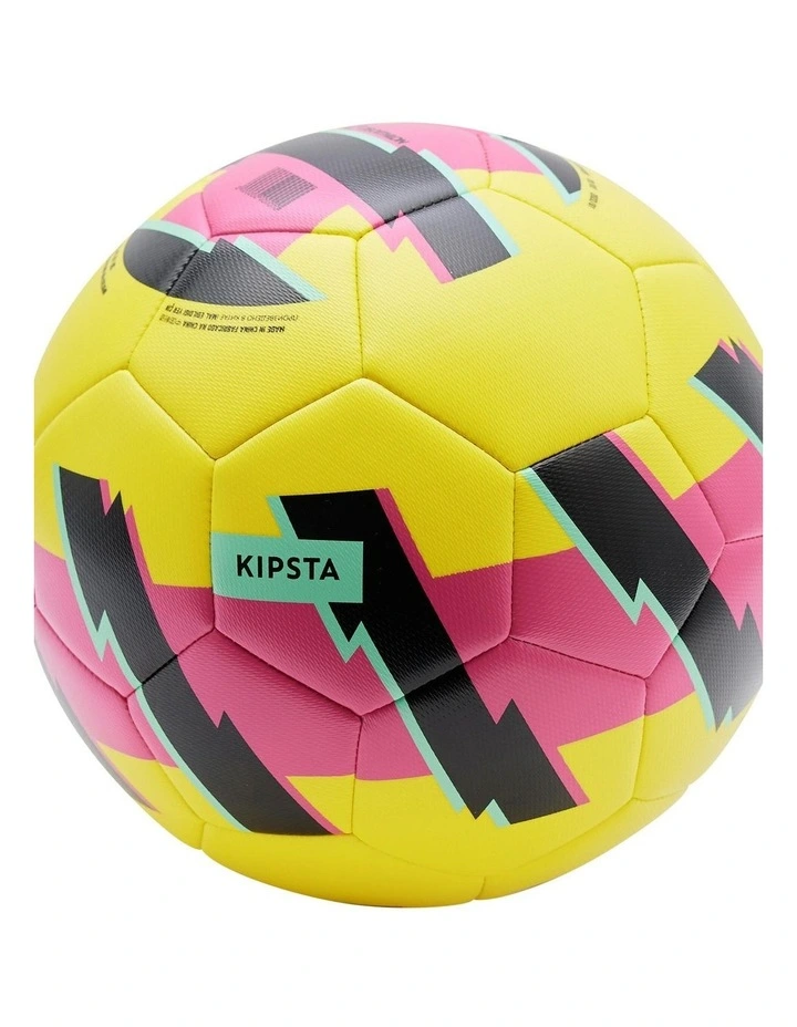 Decathlon | Football Light Learning Ball Size 5 - Yellow/Pink image 1