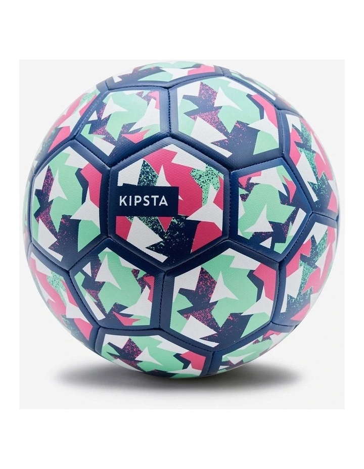 Decathlon | Football Light Learning Ball Size 4 - Blue/Green/Purple image 1