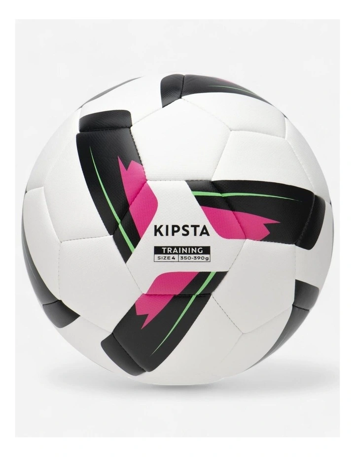 Decathlon | Size 4 Machine-Stitched Football Training Ball - White image 2