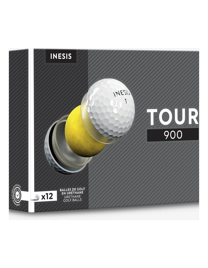 Decathlon | GOLF BALLS x12 - INESIS TOUR 900 WHITE image 1