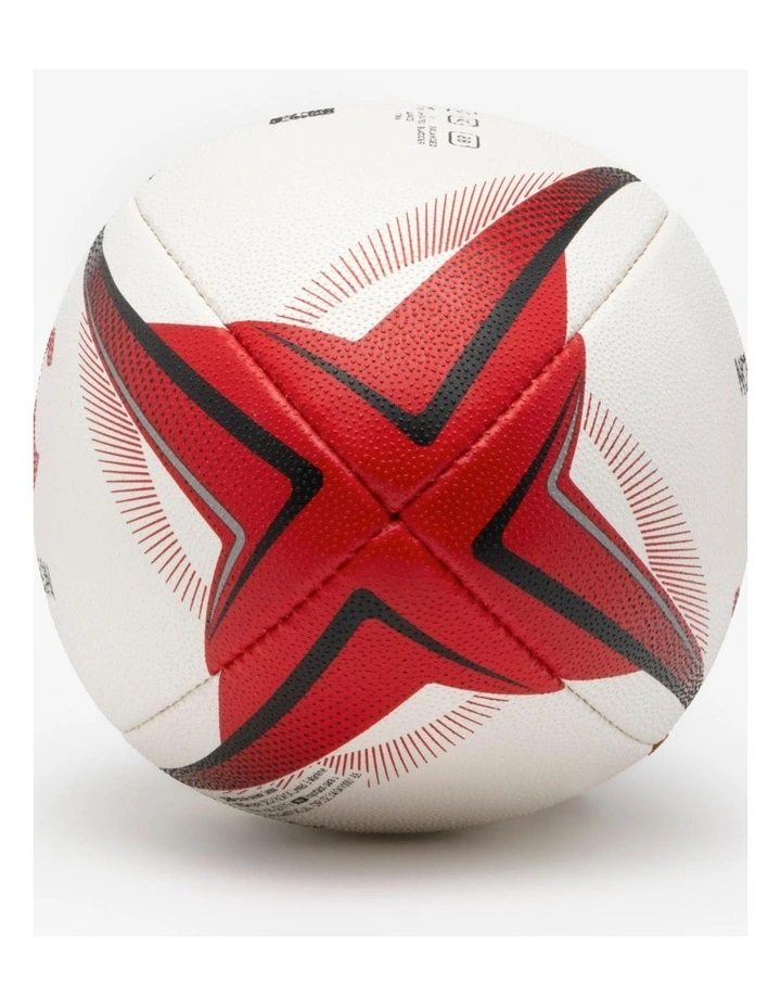Decathlon | Size 5 Rugby Match Ball - Black & Red image 2