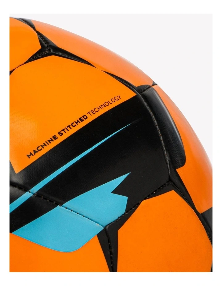 Training Ball Resist Size 5, Machine Stitched, Rubber Coating - Orange image 5