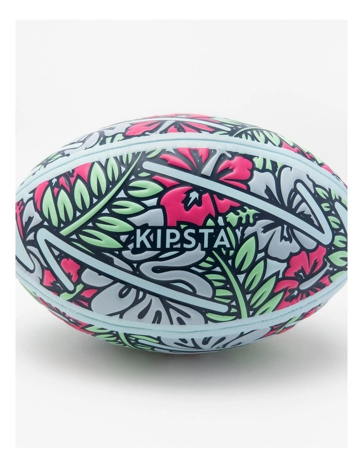 Decathlon | Size 3 Beach Rugby Ball - Tiki/Green/Pink/Blue image 1