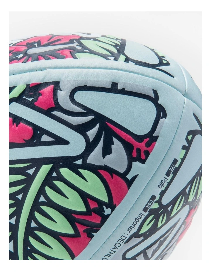 Decathlon | Size 3 Beach Rugby Ball - Tiki/Green/Pink/Blue image 4