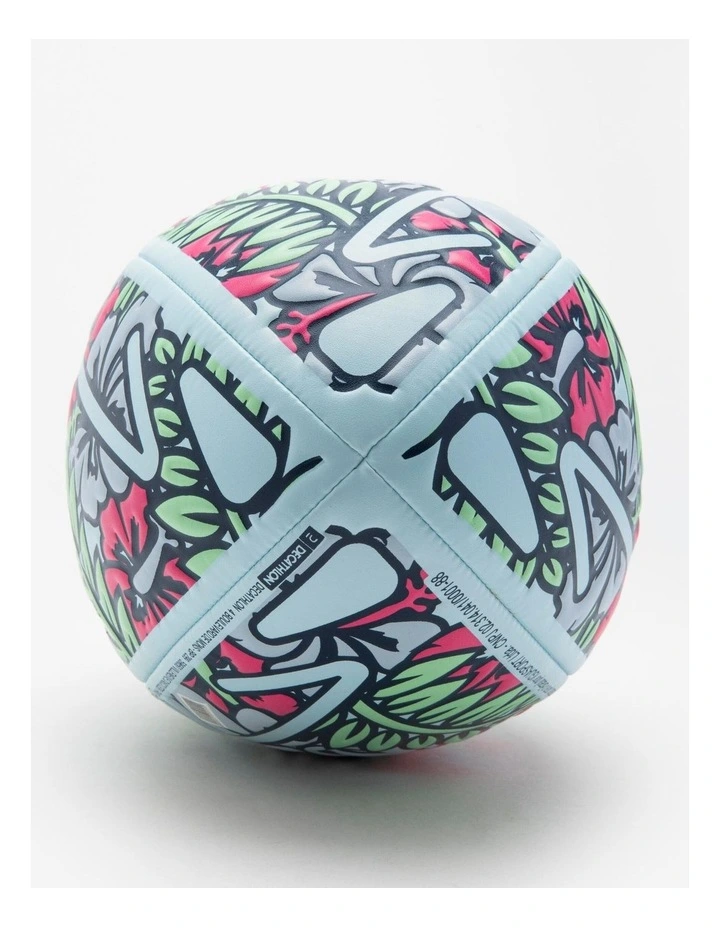 Decathlon | Size 3 Beach Rugby Ball - Tiki/Green/Pink/Blue image 5