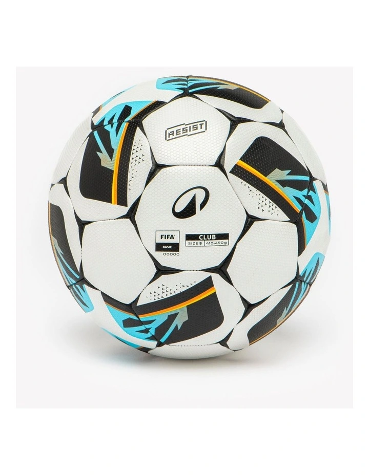 Decathlon | Club Ball Resist Size 5, Hybrid Technology, Rubber Coating - White image 1
