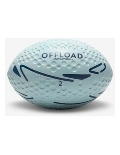 Decathlon | Foam Beginners' Rugby Ball Size 3 - Initiation Blue