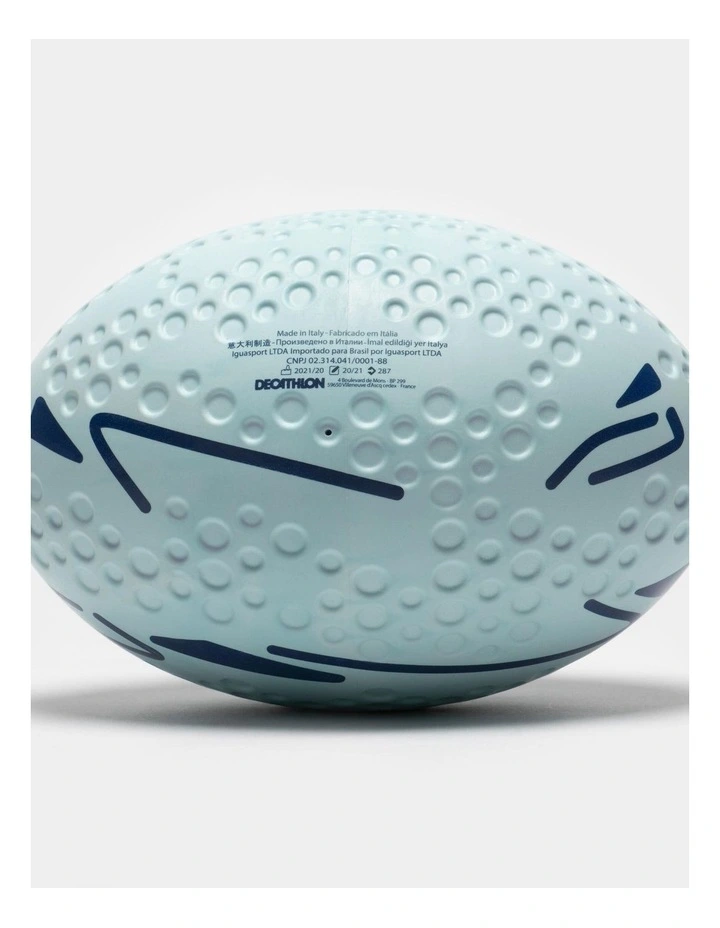 Decathlon | Foam Beginners' Rugby Ball Size 3 - Initiation Blue image 2