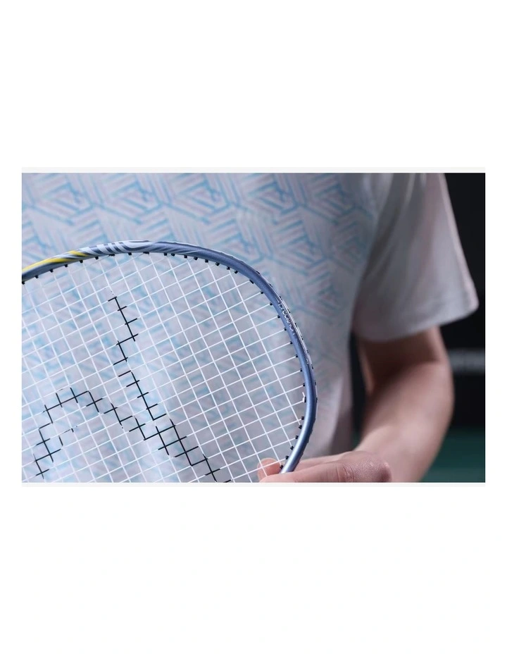 Decathlon | Badminton adult racket br sensation 960 blue yellow image 7