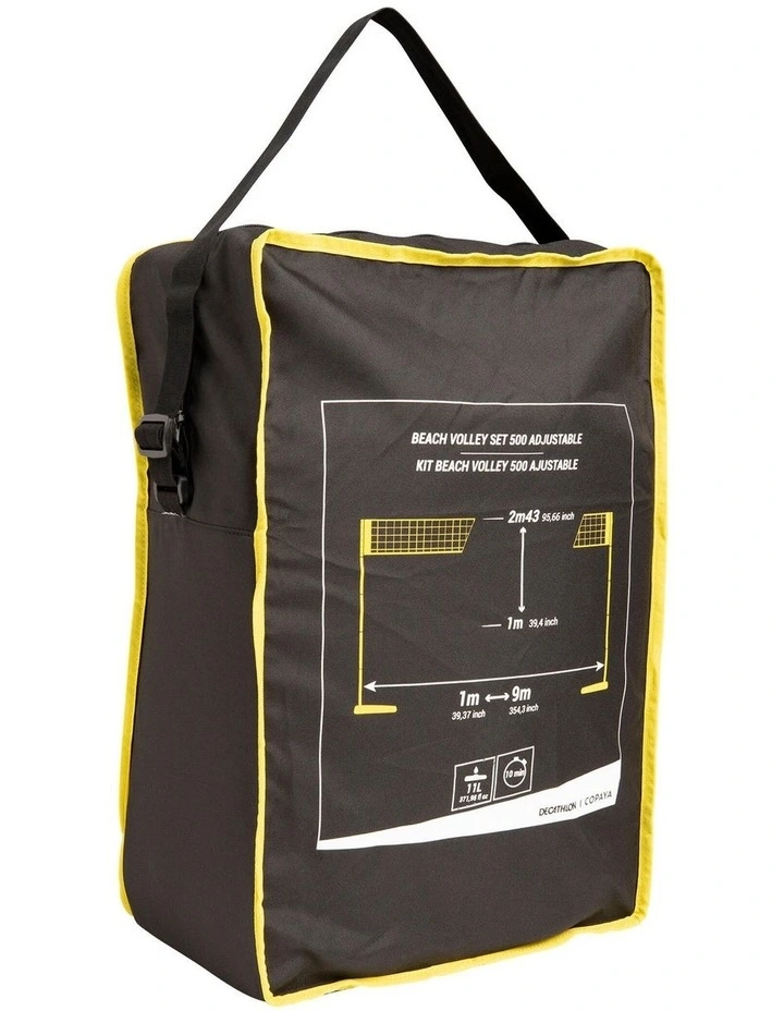 Decathlon | Adjustable Beach Volleyball Set (Net and Posts) BV500 - Yellow image 4