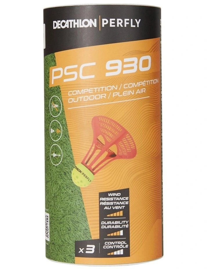 Decathlon | Air Badminton Outdoor Shuttlecock PSC 930 AirShuttle V2 Tri-Pack image 4