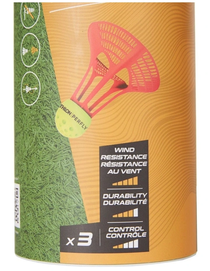 Decathlon | Air Badminton Outdoor Shuttlecock PSC 930 AirShuttle V2 Tri-Pack image 7