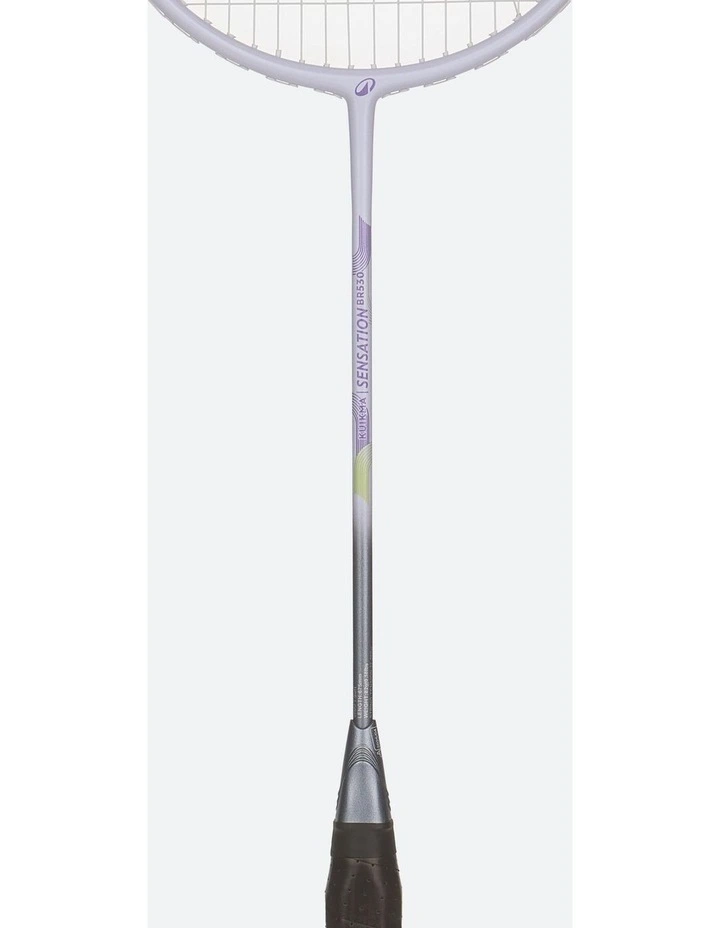 Decathlon | ADULT BADMINTON RACKET BR SENSATION 530 FOGGY BLUE image 3