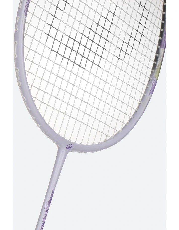 Decathlon | ADULT BADMINTON RACKET BR SENSATION 530 FOGGY BLUE image 7