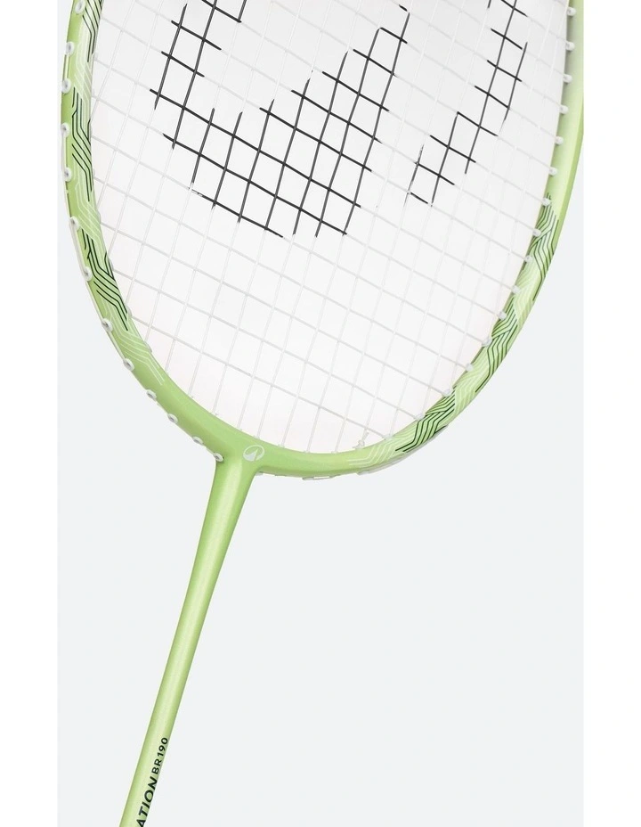 Decathlon | ADULT BADMINTON RACKET BR SENSATION 190 LIME image 3