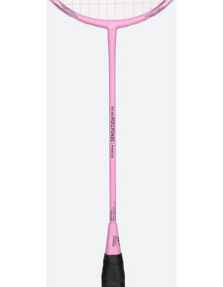 Decathlon | ADULT BADMINTON RACKET BR SENSATION 190 PINK image 4