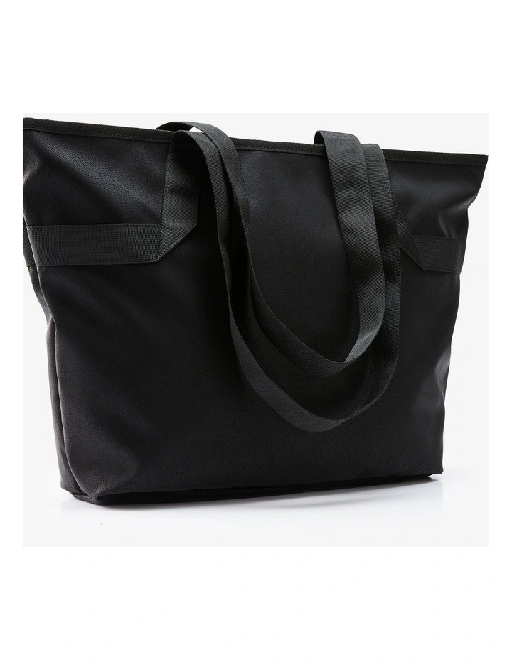Decathlon | 25 L Leather Look Sport Tote Bag - Black image 2