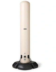 Adult Free-Standing Punching Bag in Black and Beige