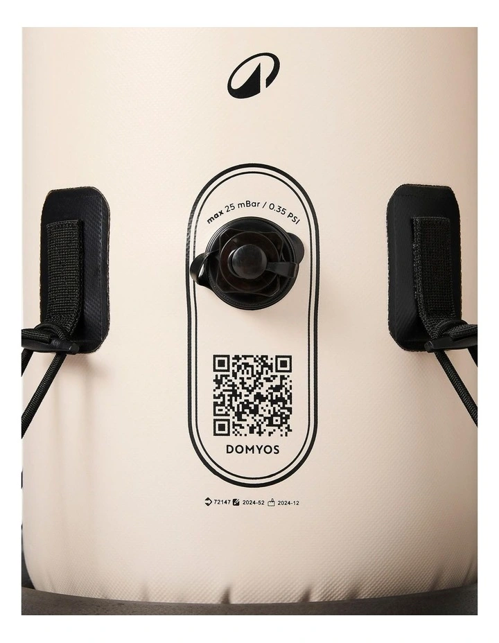 Adult Free-Standing Punching Bag in Black and Beige image 2