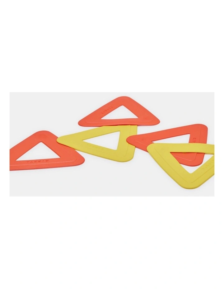 Decathlon | Flat Discs 12-Pack - Orange/Yellow image 2