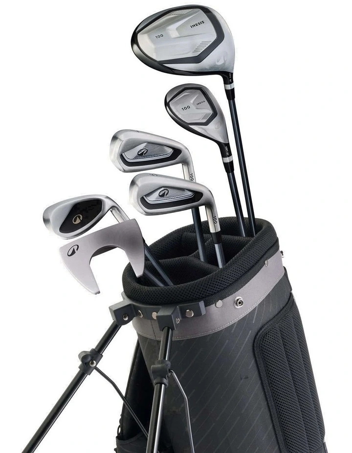 Decathlon | Half set 6 golf clubs right-handed steel bag image 1