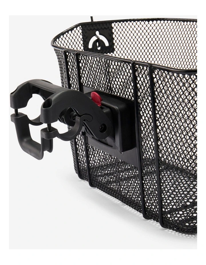 Decathlon | Front bike basket 500, 12 litres, handlebar 22.2-31.8 mm image 2
