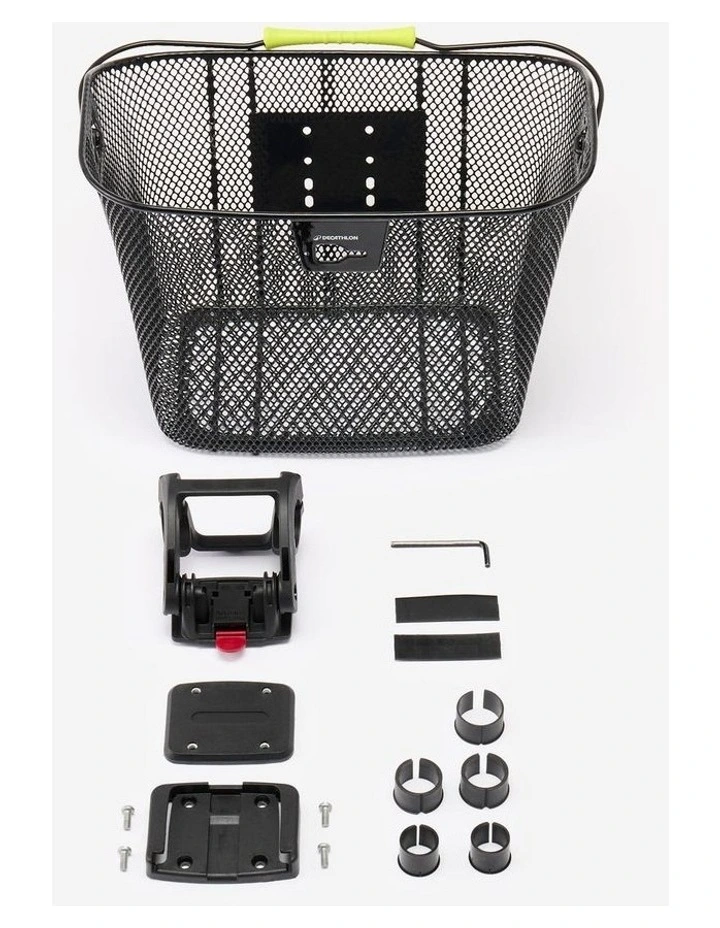 Decathlon | Front bike basket 500, 12 litres, handlebar 22.2-31.8 mm image 6