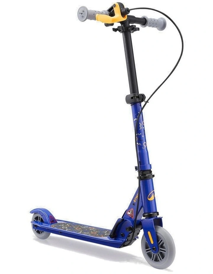 Decathlon | Kids' Scooter with Brake Play 5 - Blue/Orange image 1