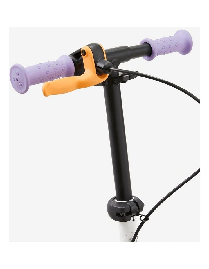 Decathlon | Kids' Scooter with Brake Play 5 - White/Purple image 4