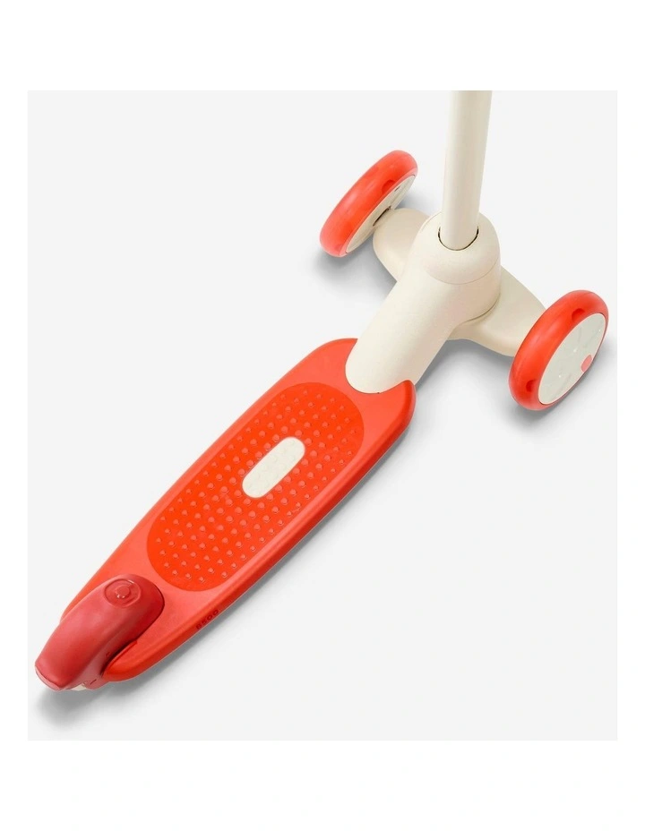 Decathlon | Kids' 3-Wheeled Scooter B500 - Tomato image 4