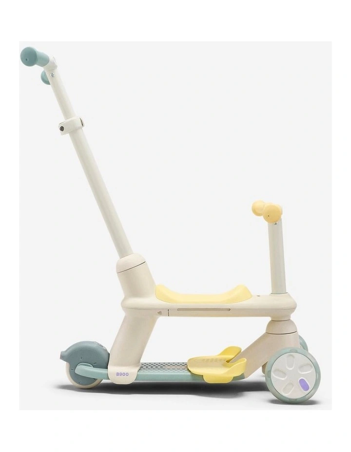3-wheel age-adjustable kids' scooter, 18 months to 5 years, B900 Green/Yellow image 4