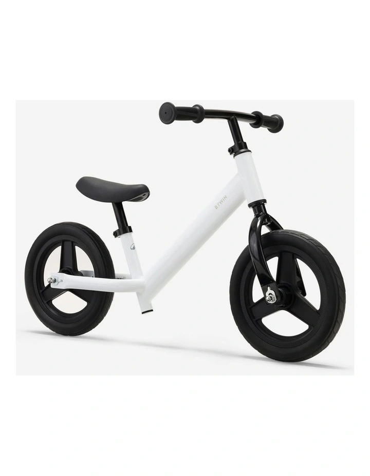Decathlon | Children's balance bike 10 inches, 100 white image 2