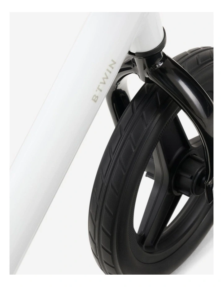 Decathlon | Children's balance bike 10 inches, 100 white image 3