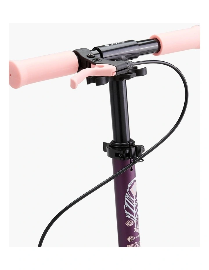 MID5 Kids' Scooter with Handlebar Brake and Suspension - Indian Graphic image 3