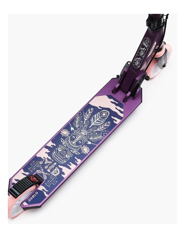 MID5 Kids' Scooter with Handlebar Brake and Suspension - Indian Graphic image 7