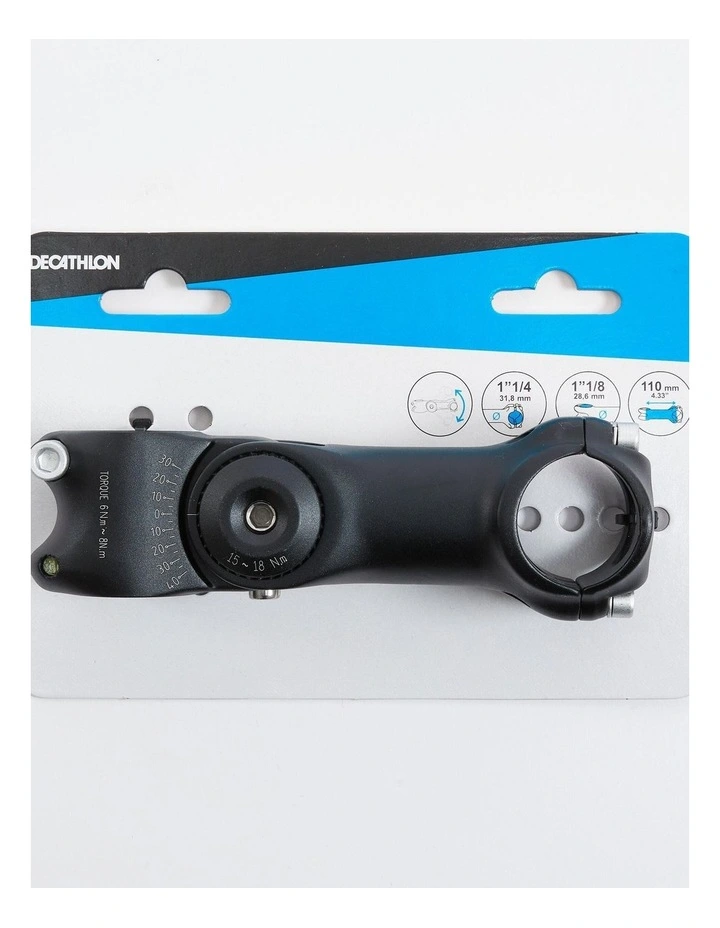 Decathlon | Adjustable Aheadset Oversize Stem 31.8mm for Custom Riding Posture image 4
