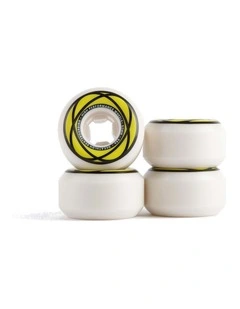 Decathlon | 52 mm 99A Conical Skateboard Wheels 4-Pack - Ivory