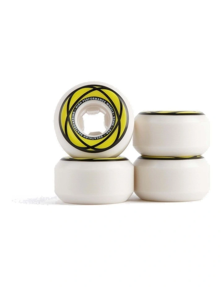 Decathlon | 52 mm 99A Conical Skateboard Wheels 4-Pack - Ivory image 1