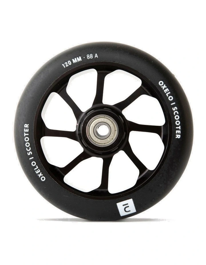 Decathlon | 120 mm Alu Core PU Freestyle Scooter Wheel - Black image 1