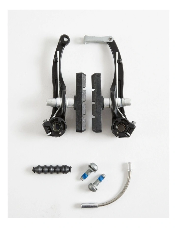DECATHLON V-Brake Callipers with Forged Aluminium Levers - Includes Pads, Screws, Noodle and Boot image 4