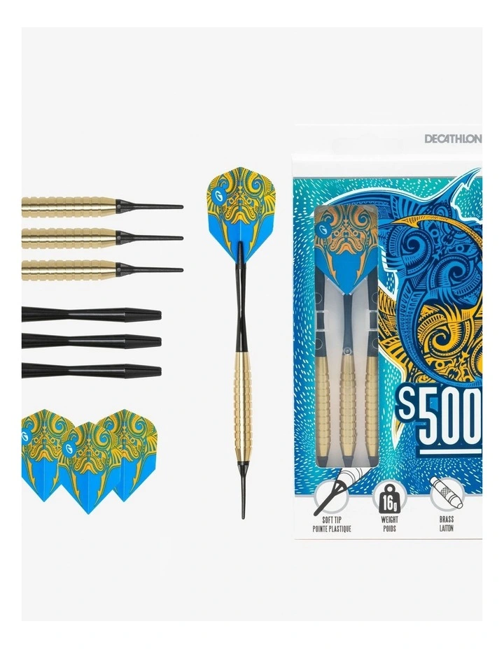 Decathlon | S500 Soft Tip Darts Tri-Pack image 6