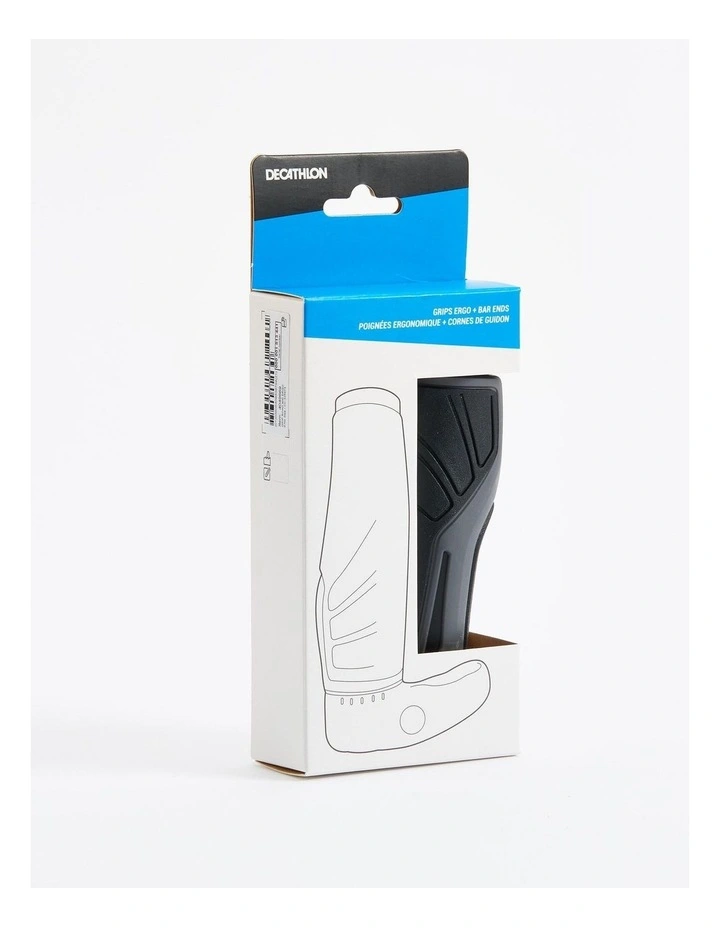 Decathlon | Ergonomic Bike Grips with Bar Ends image 3