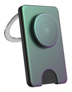 PopSockets PopWallet  Kick-Out MagSafe Phone Grip & Stand (Swappable Top) - Nightshade