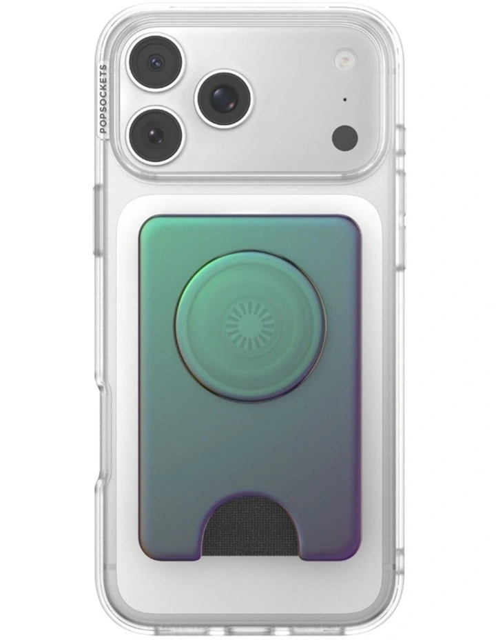 PopSockets PopWallet Kick-Out MagSafe Phone Grip & Stand (Swappable Top) - Nightshade image 2