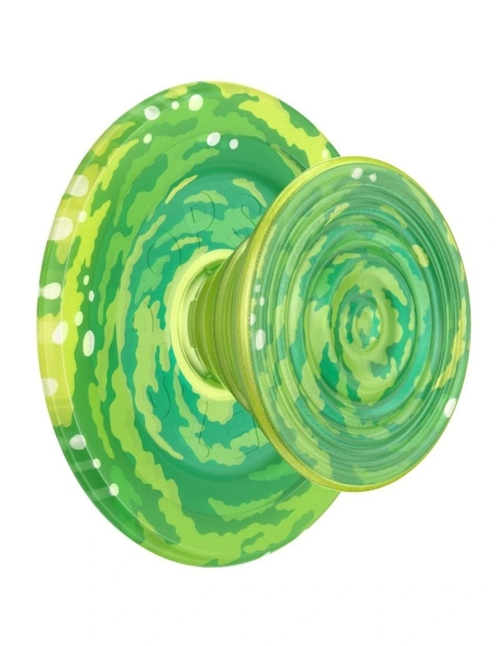 Rick & Morty x PopSockets MagSafe Phone Grip   Magnetic Adapter Ring (Swappable Top) - Ripple Portal image 1