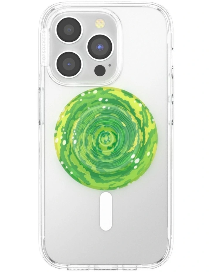 Rick & Morty x PopSockets MagSafe Phone Grip   Magnetic Adapter Ring (Swappable Top) - Ripple Portal image 2